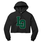 LO Women’s Sponge Fleece Cropped Fleece Hoodie - Lacrosse