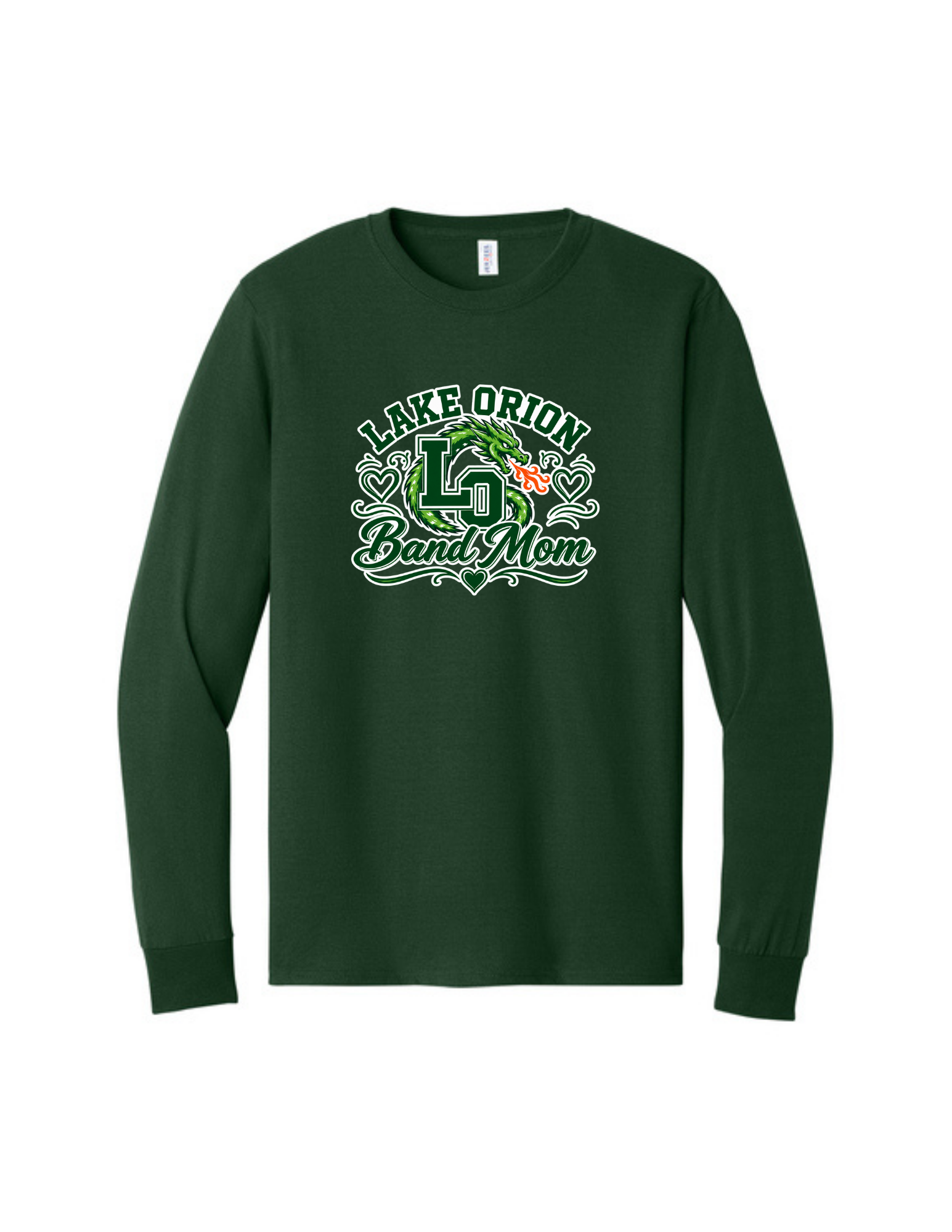 LO Band Mom Dri-Power® 50/50 Cotton/Poly Long Sleeve T- Shirt