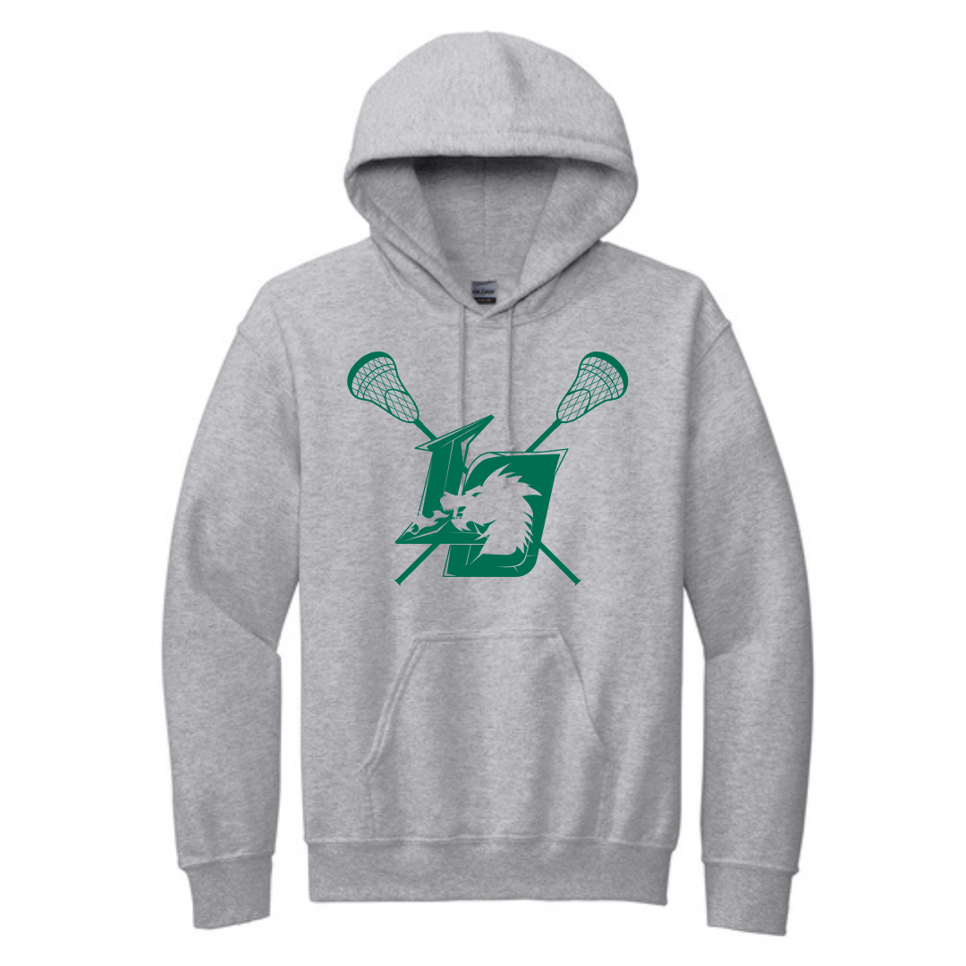 LO Dragons Lacrosse Pullover Hooded Sweatshirt