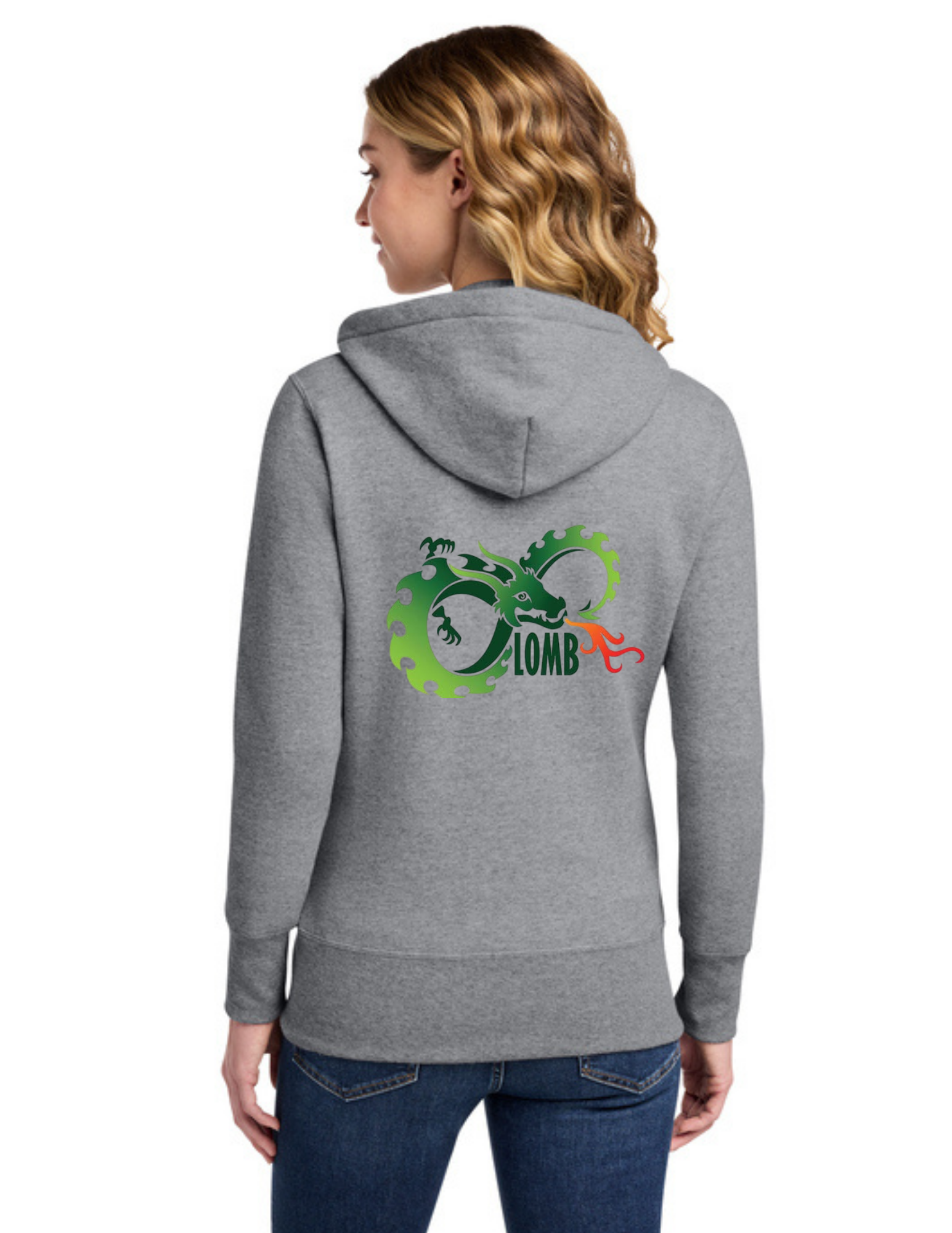 LOMB Women's Core Fleece Full-Zip Hooded Sweatshirt
