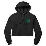 LO Women’s Sponge Fleece Cropped Fleece Hoodie - Lacrosse