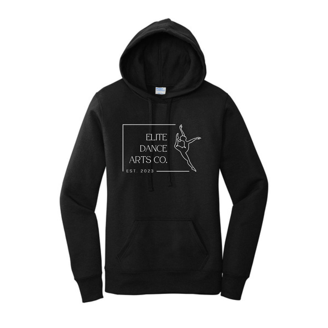 Elite Dance Women's Core Fleece Pullover Hooded Sweatshirt