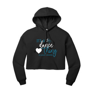 BDC Dancers Women's Sponge Fleece Cropped Fleece Hoodie