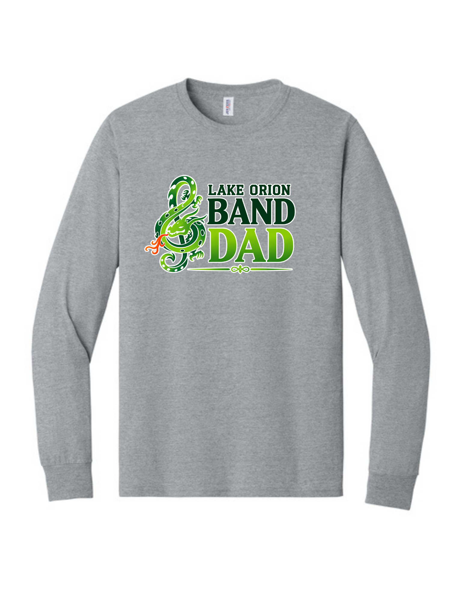 LO Band Dad Dri-Power® 50/50 Cotton/Poly Long Sleeve T- Shirt
