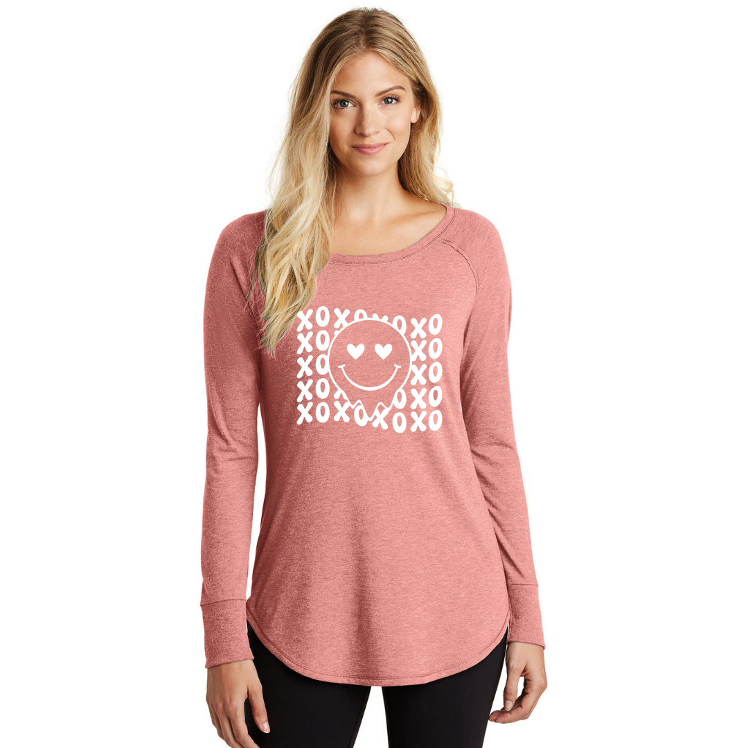 XOXO Women’s Perfect Tri ® Long Sleeve Tunic Tee