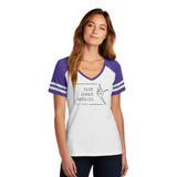 Elite Dance Women's Game V-Neck Tee