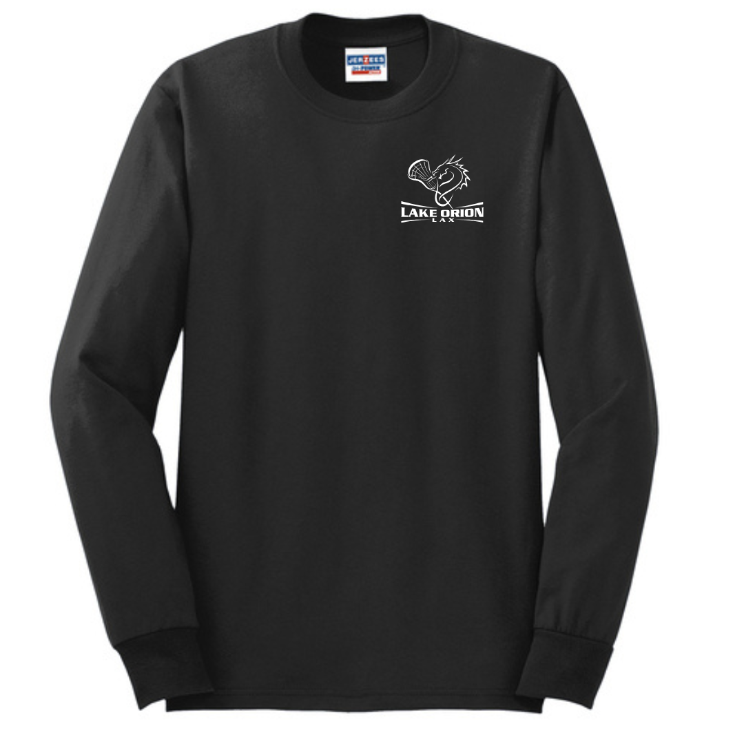 Lake Orion LAX Lacrosse 50/50 Cotton/Poly Long Sleeve T-Shirt