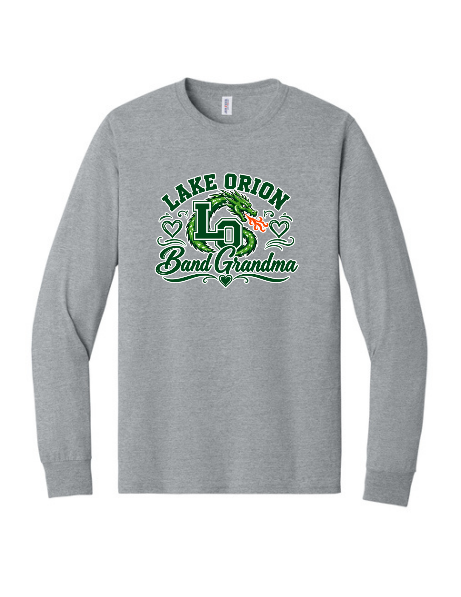 LO Band Grandma Dri-Power® 50/50 Cotton/Poly Long Sleeve T- Shirt