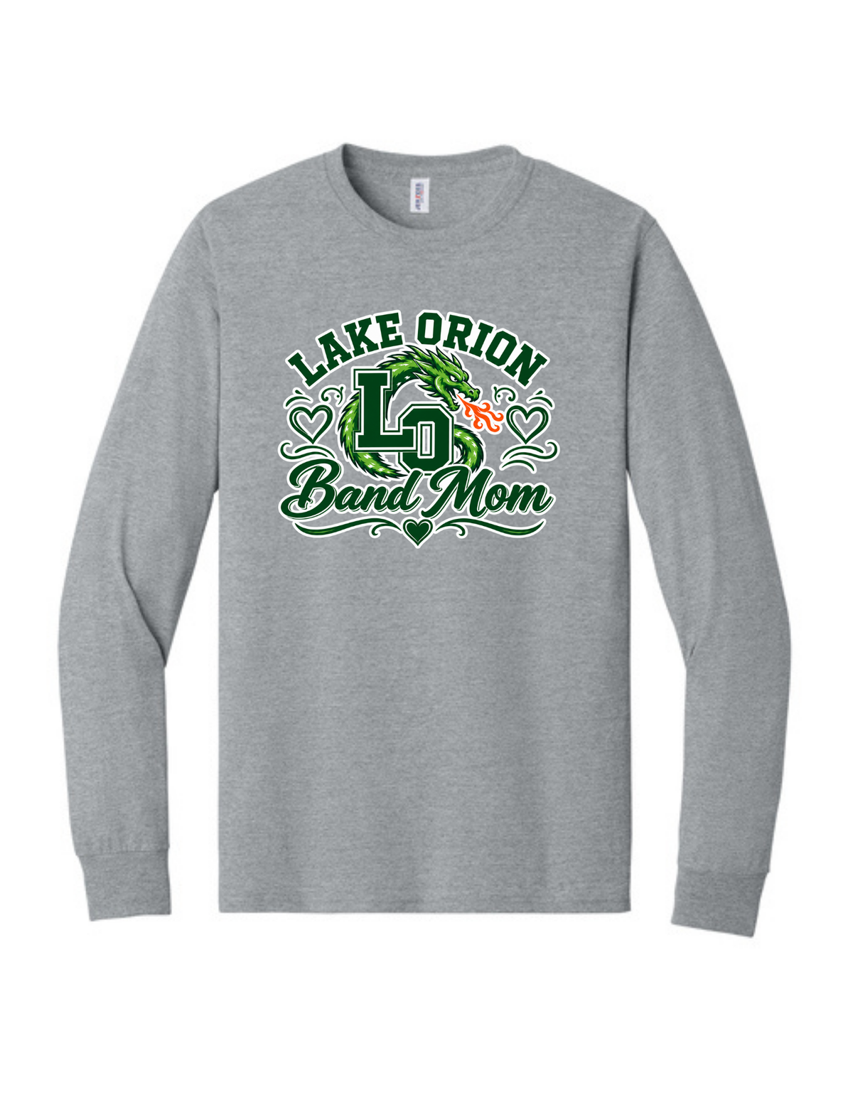 LO Band Mom Dri-Power® 50/50 Cotton/Poly Long Sleeve T- Shirt