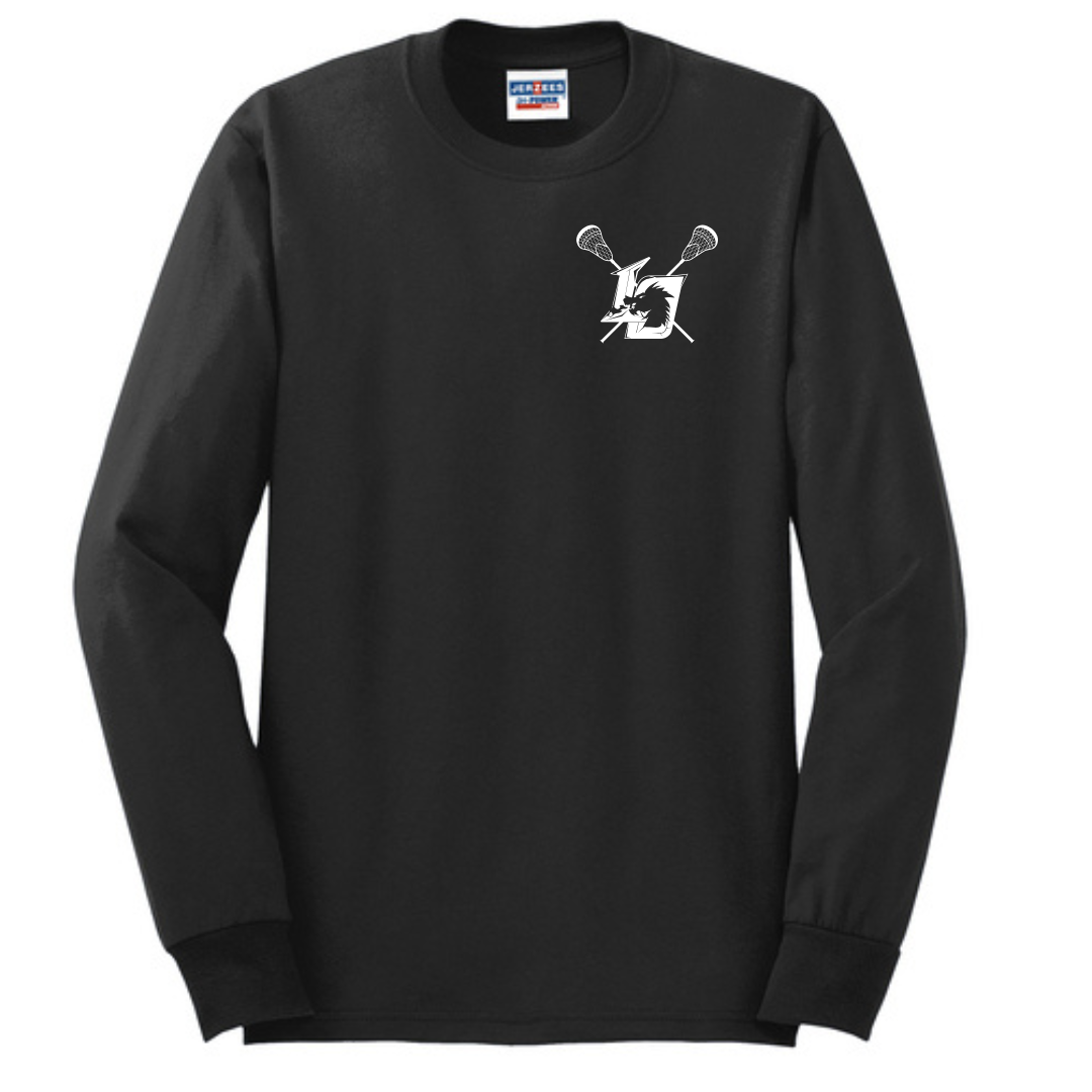 LO Dragons Lacrosse 50/50 Cotton/Poly Long Sleeve T-Shirt