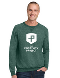 Jerzees ® Snow Heather French Terry Raglan Crew - The Positivity Project