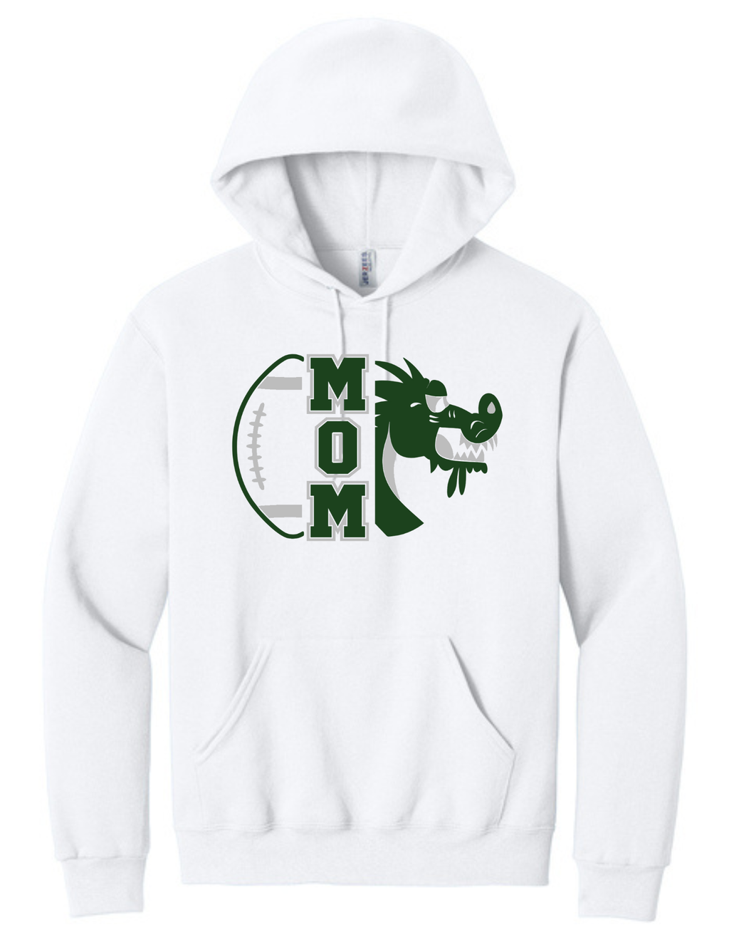 Football Mom NuBlend® Pullover Hooded Sweatshirt