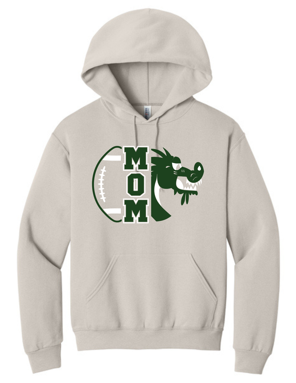 Football Mom NuBlend® Pullover Hooded Sweatshirt