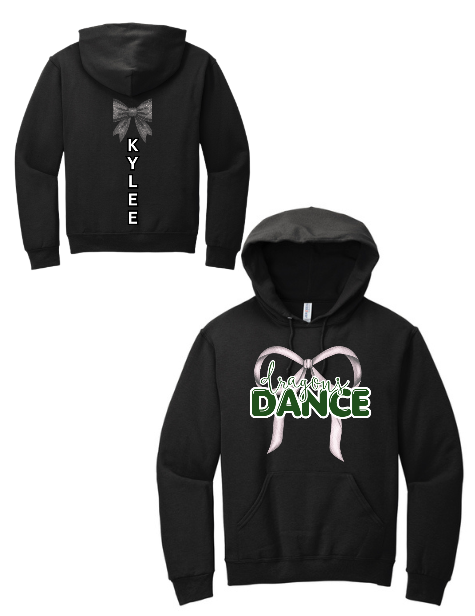Glitter Ribbon Dance Team NuBlend® Pullover Hooded Sweatshirt