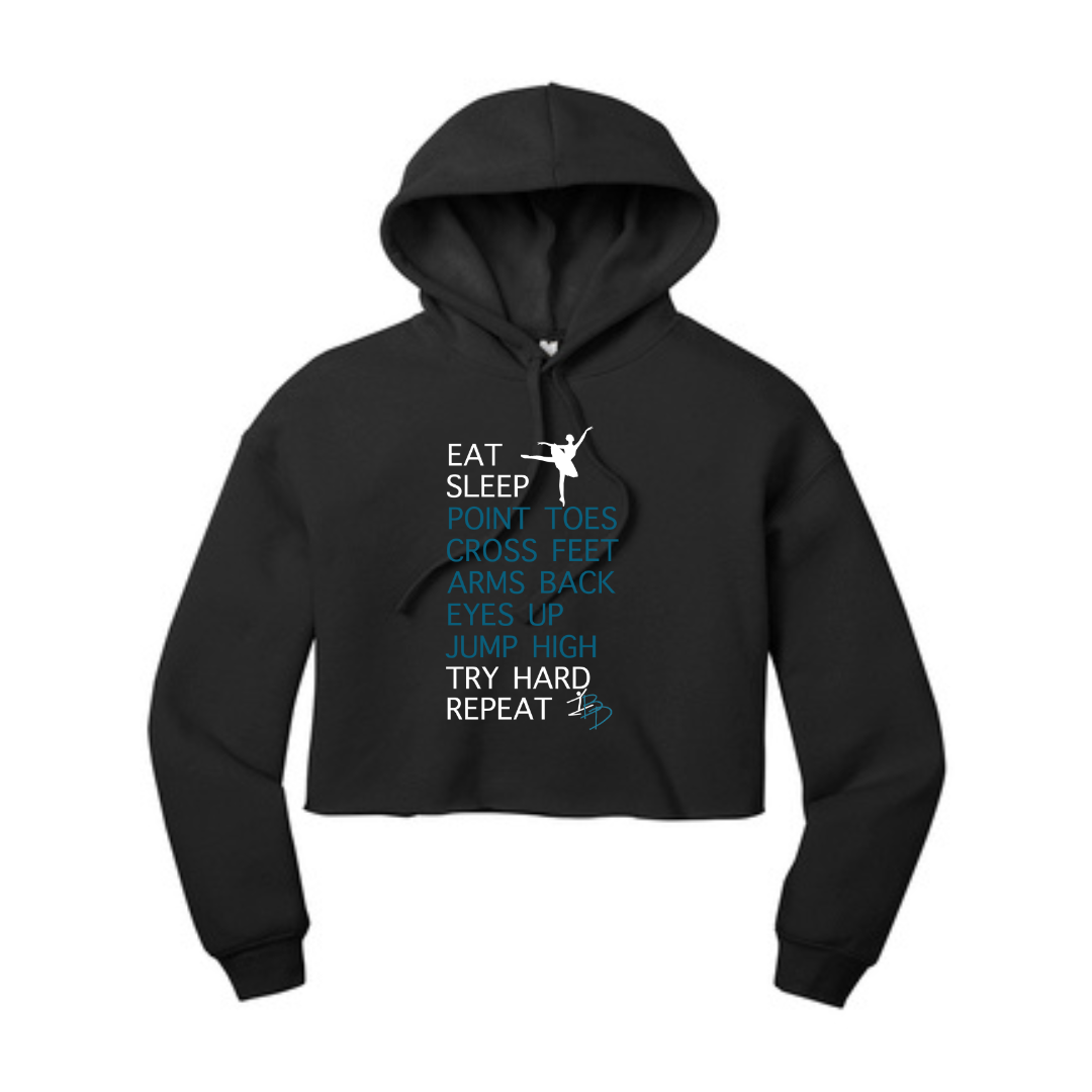 BDC Dancers Women's Sponge Fleece Cropped Fleece Hoodie