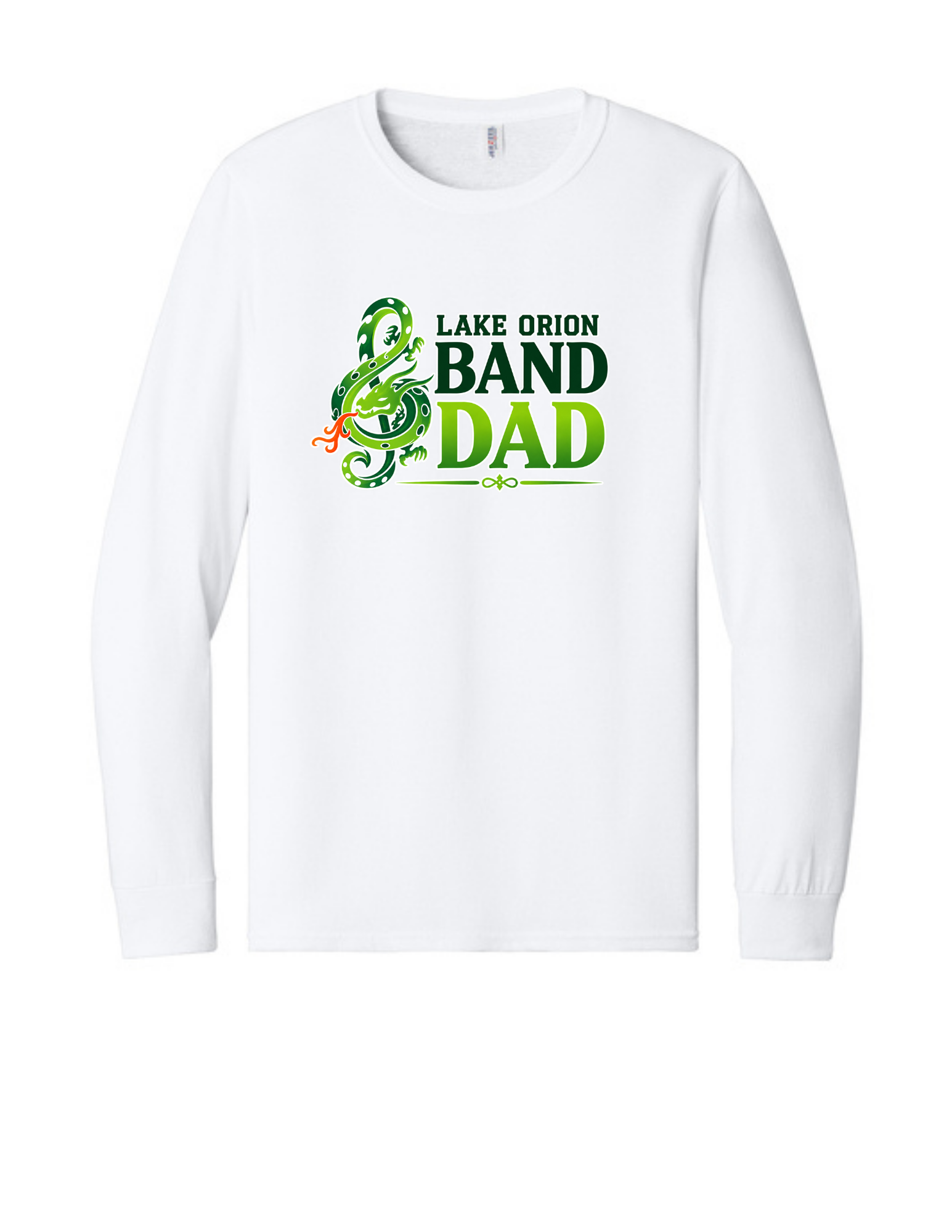 LO Band Dad Dri-Power® 50/50 Cotton/Poly Long Sleeve T- Shirt