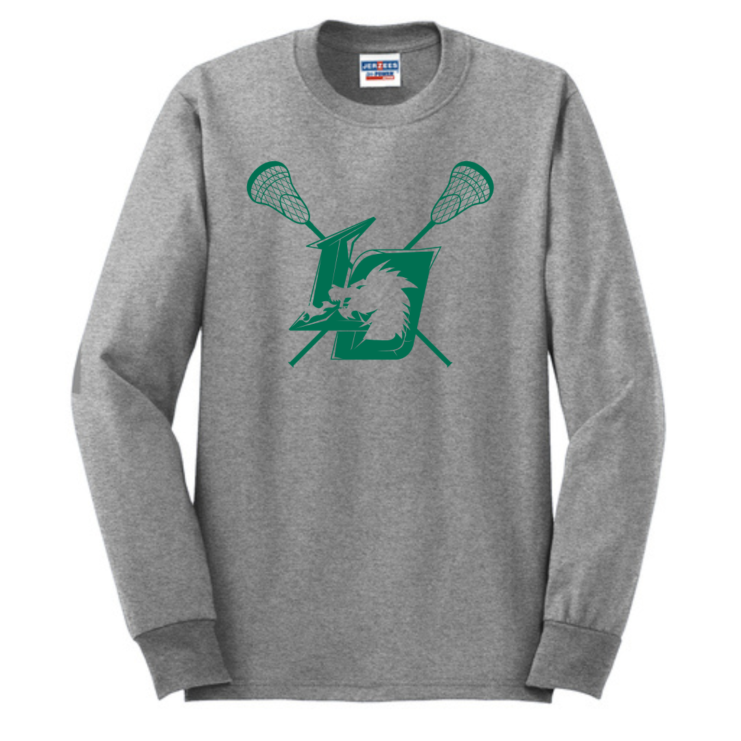 LO Dragons Lacrosse 50/50 Cotton/Poly Long Sleeve T-Shirt