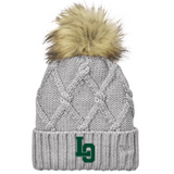 LO New Era ® Faux Fur Pom Beanie - Lacrosse