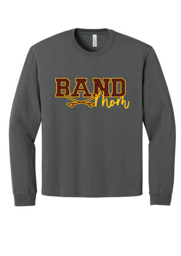 Adams Band Mom BELLA+CANVAS® Unisex 7.5-Ounce Heavyweight Long Sleeve Tee
