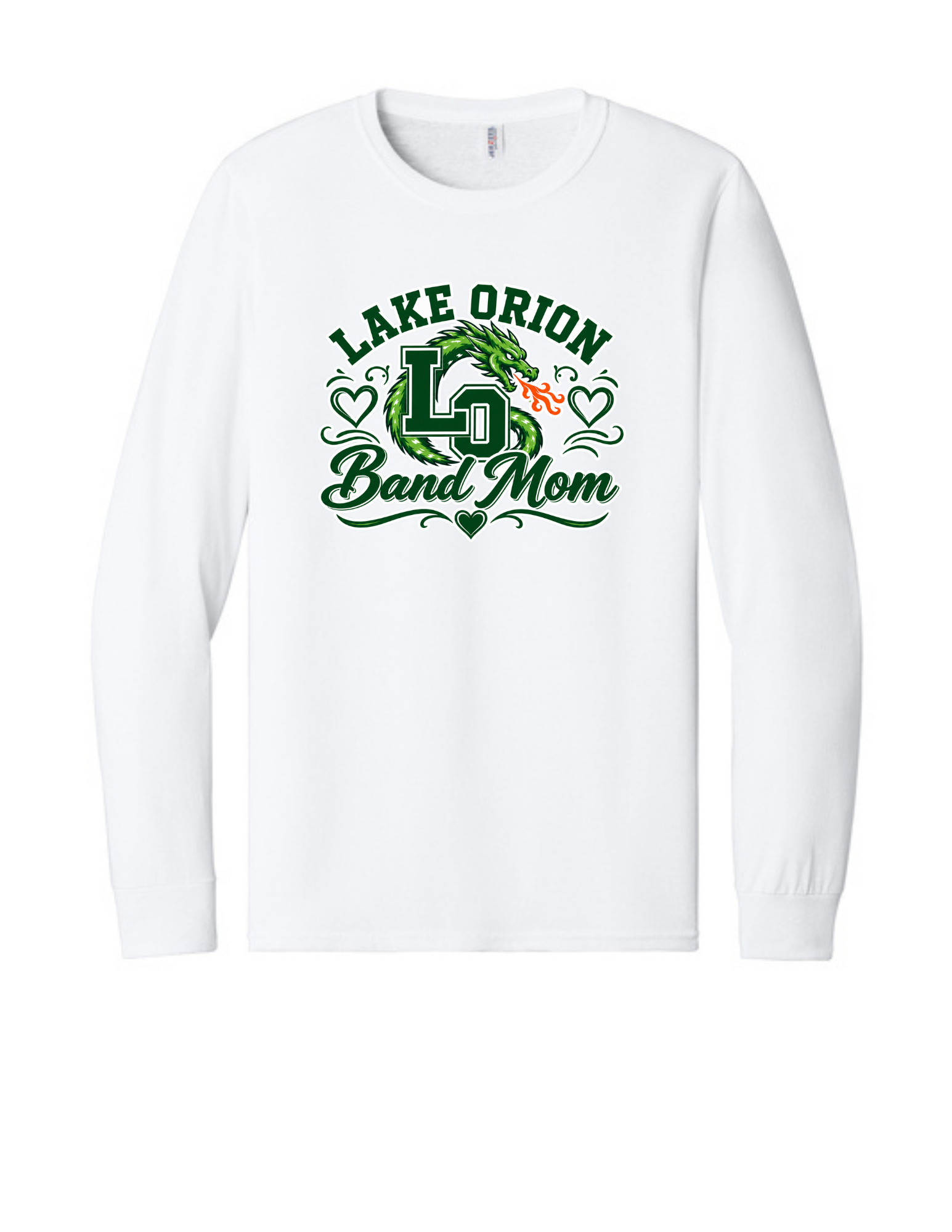 LO Band Mom Dri-Power® 50/50 Cotton/Poly Long Sleeve T- Shirt