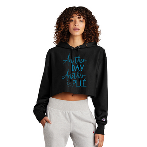 BDC Champion ® Women's Reverse Weave ® Cropped Cut-Off Hooded Sweatshirt