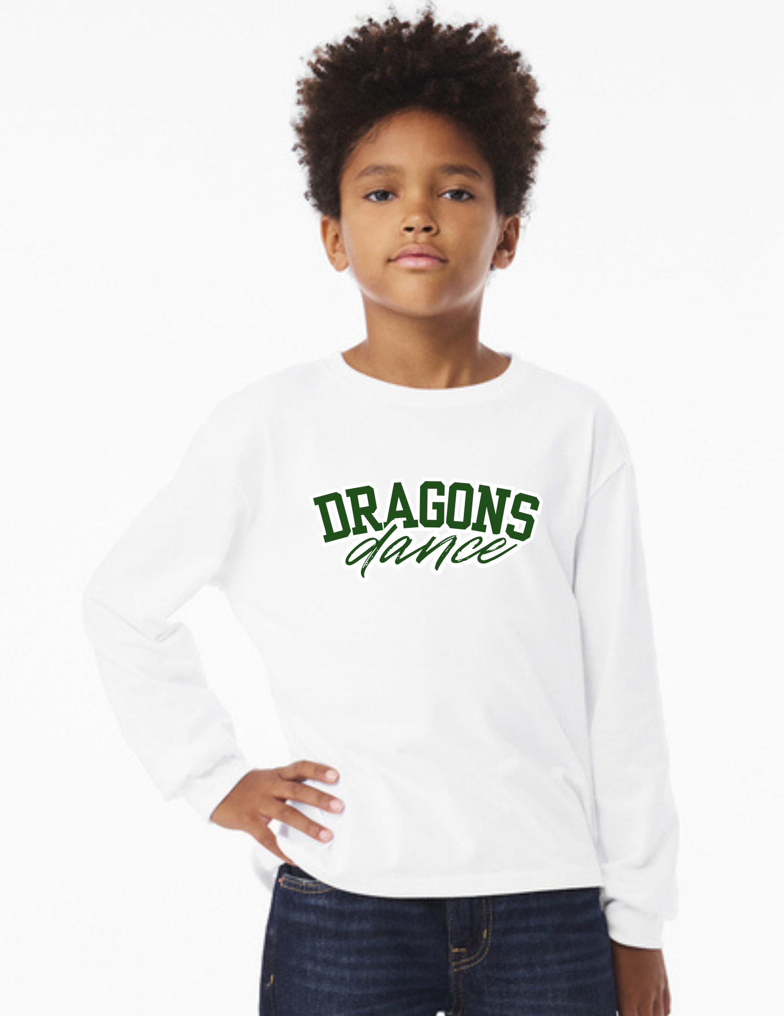 Dragons Dance Team BELLA+CANVAS® Youth 6-Ounce Heavyweight Long Sleeve Tee