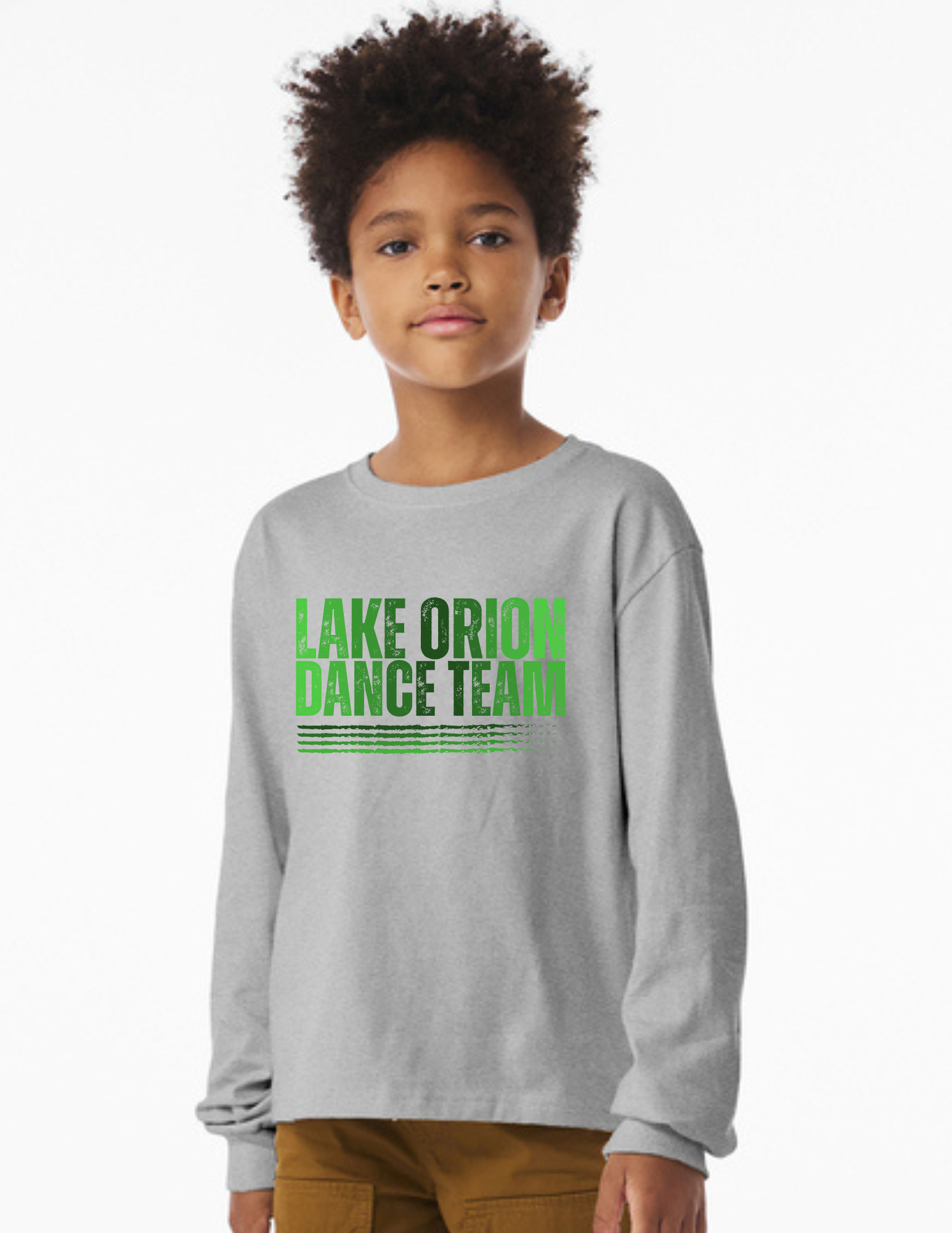 Ombre LO Dance Team BELLA+CANVAS® Youth 6-Ounce Heavyweight Long Sleeve Tee