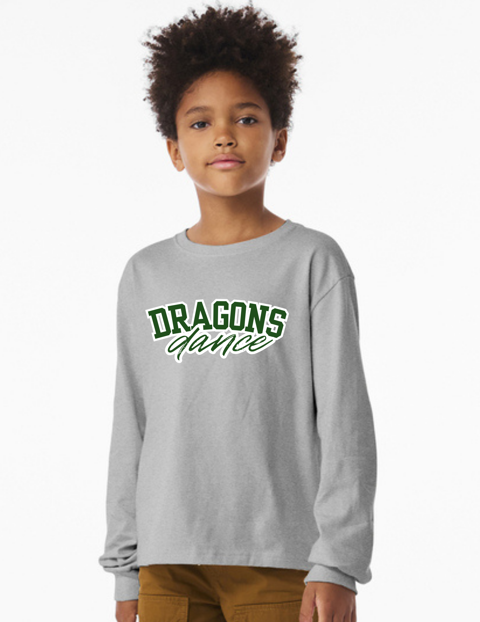 Dragons Dance Team BELLA+CANVAS® Youth 6-Ounce Heavyweight Long Sleeve Tee