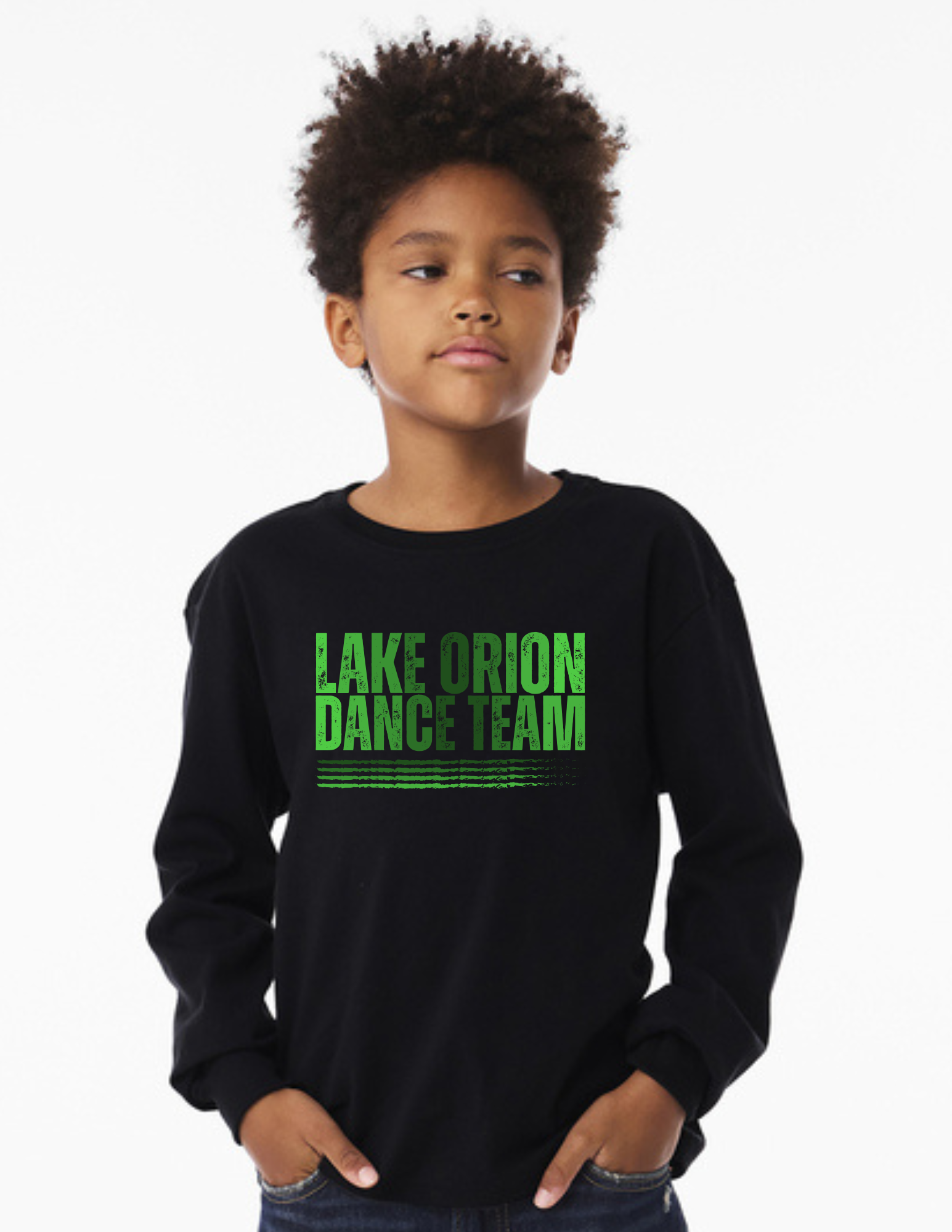 Ombre LO Dance Team BELLA+CANVAS® Youth 6-Ounce Heavyweight Long Sleeve Tee