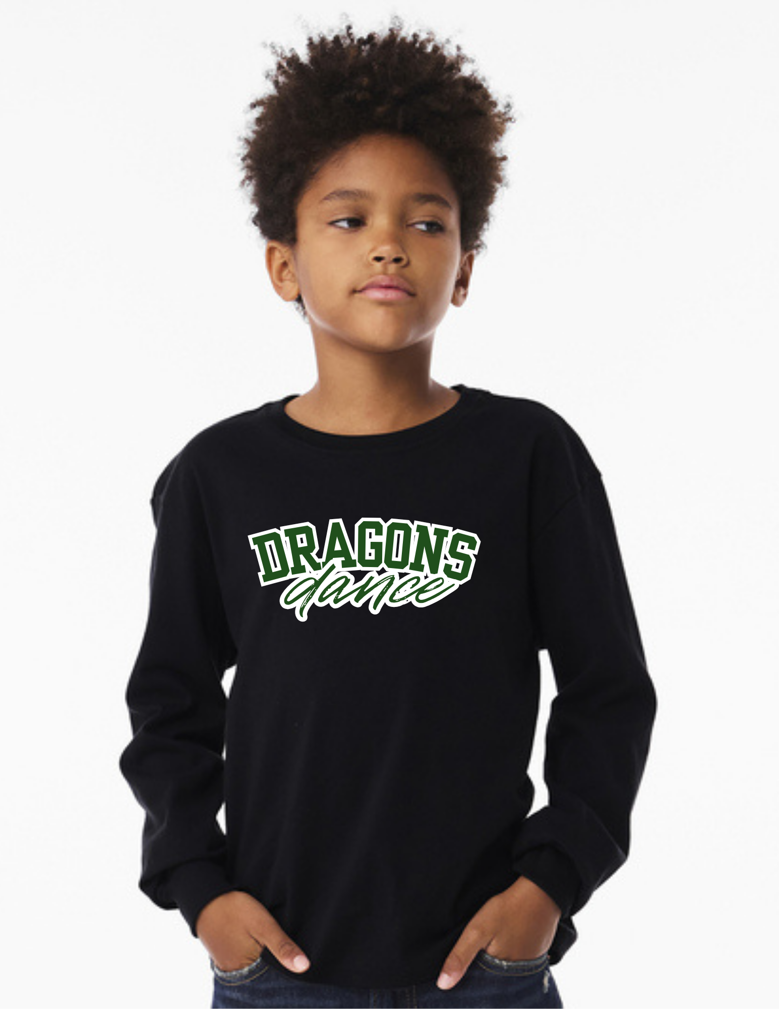 Dragons Dance Team BELLA+CANVAS® Youth 6-Ounce Heavyweight Long Sleeve Tee