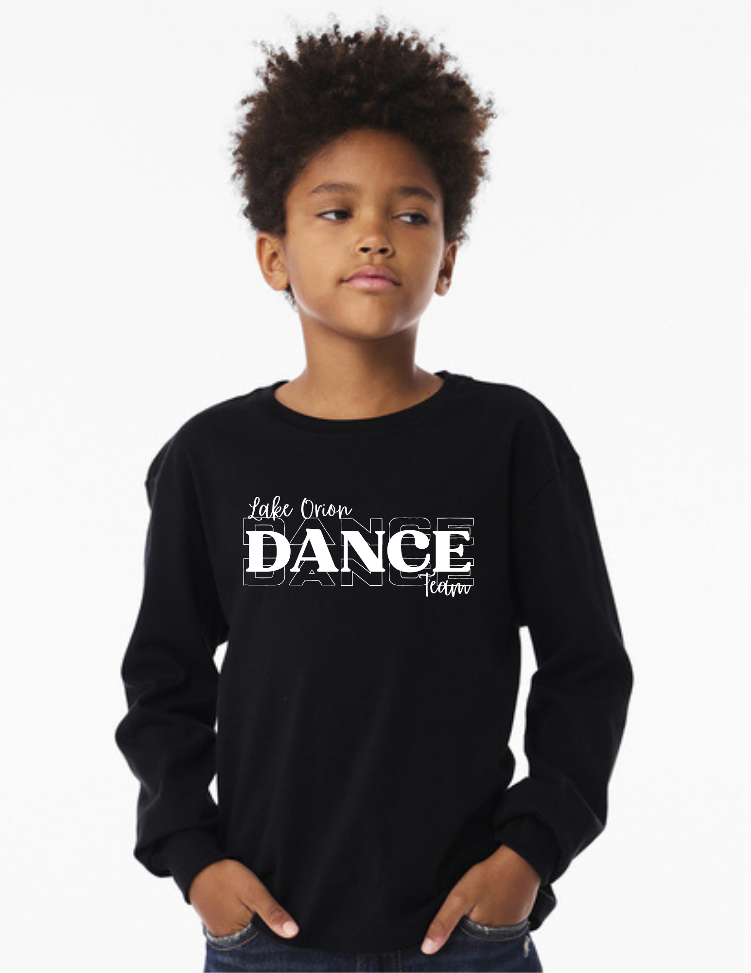 Shadowed Dance Team BELLA+CANVAS® Youth 6-Ounce Heavyweight Long Sleeve Tee