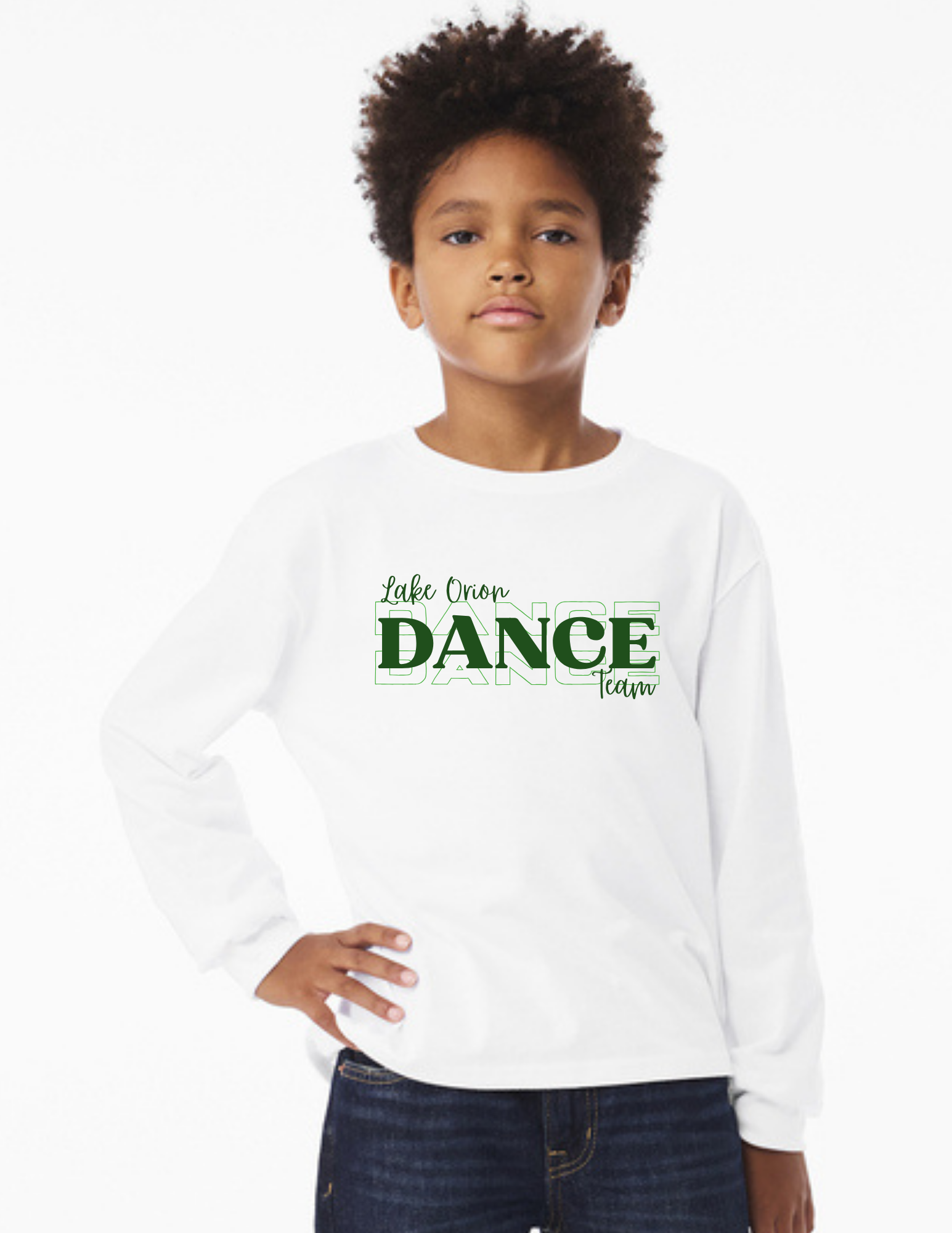 Shadowed Dance Team BELLA+CANVAS® Youth 6-Ounce Heavyweight Long Sleeve Tee