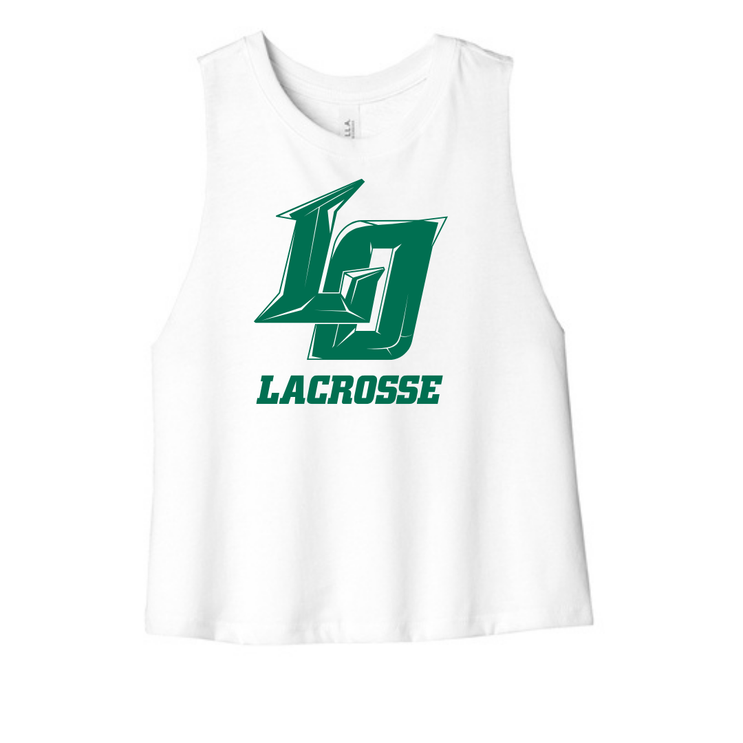 Lake Orion Lacrosse BELLA+CANVAS ® Women’s Racerback Cropped Tank