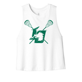 Lake Orion Dragons Lacrosse BELLA+CANVAS ® Women’s Racerback Cropped Tank