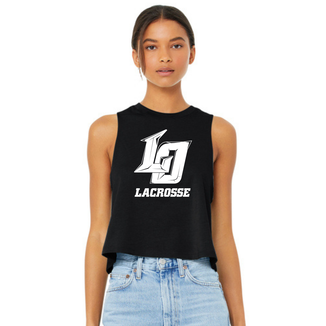 Lake Orion Lacrosse BELLA+CANVAS ® Women’s Racerback Cropped Tank