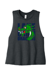 Women's Racerback Cropped Tank - Lake Orion Spirit