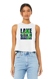 Women's Racerback Cropped Tank - Lake Orion Spirit