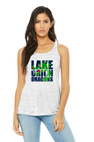 Women's Flowy Racerback Tank - Lake Orion Spirit