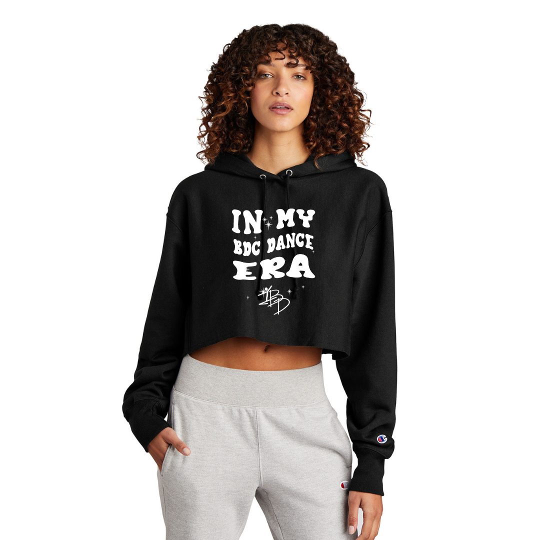 BDC Champion ® Women's Reverse Weave ® Cropped Cut-Off Hooded Sweatshirt