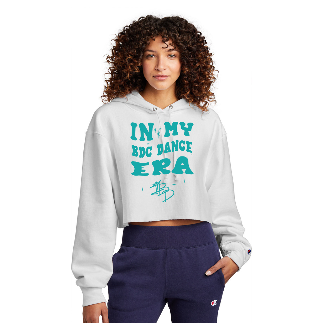 BDC Champion ® Women's Reverse Weave ® Cropped Cut-Off Hooded Sweatshirt