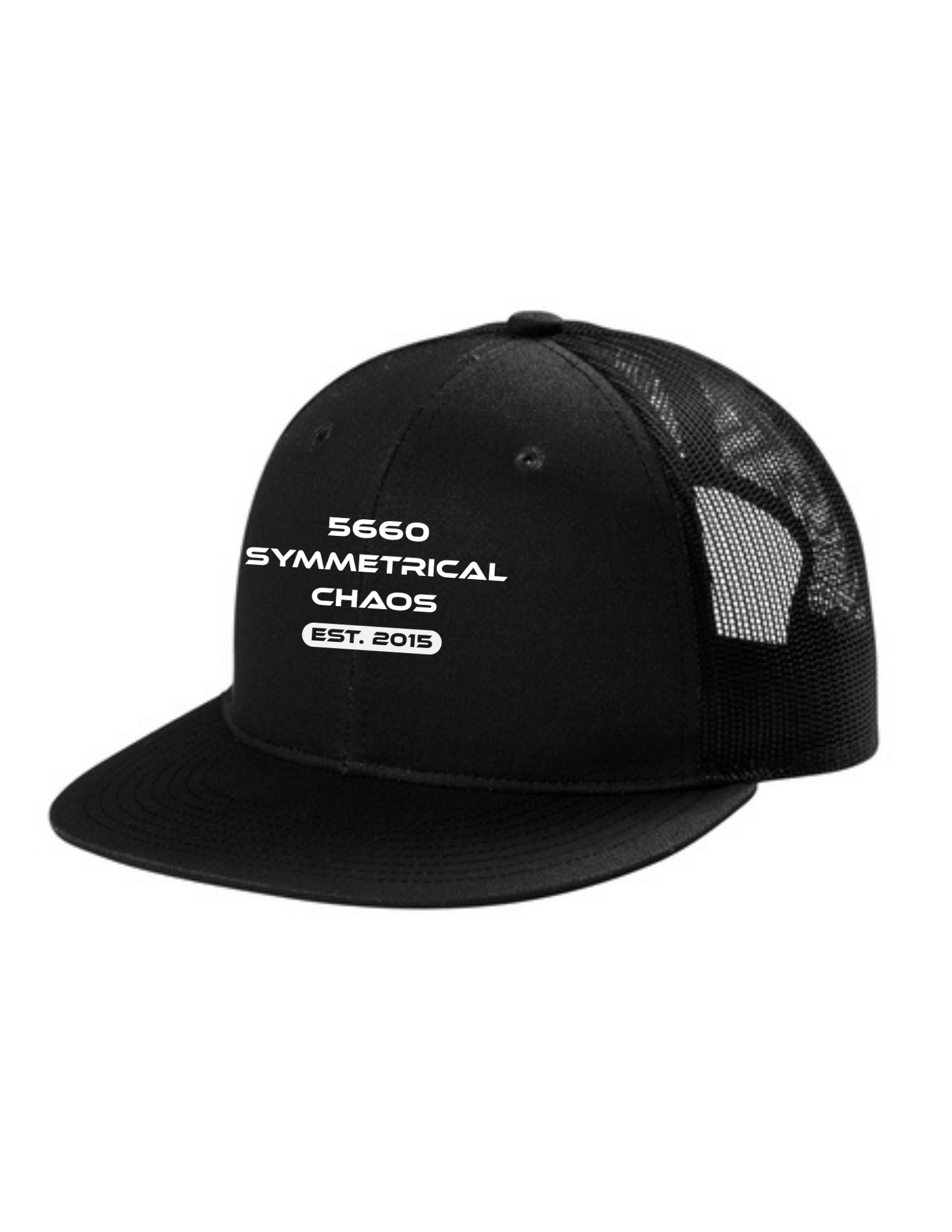 Snapback Flat Bill Trucker Cap