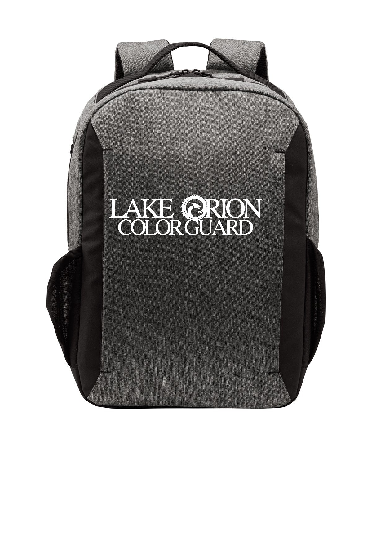 Lake Orion Color Guard with white logo