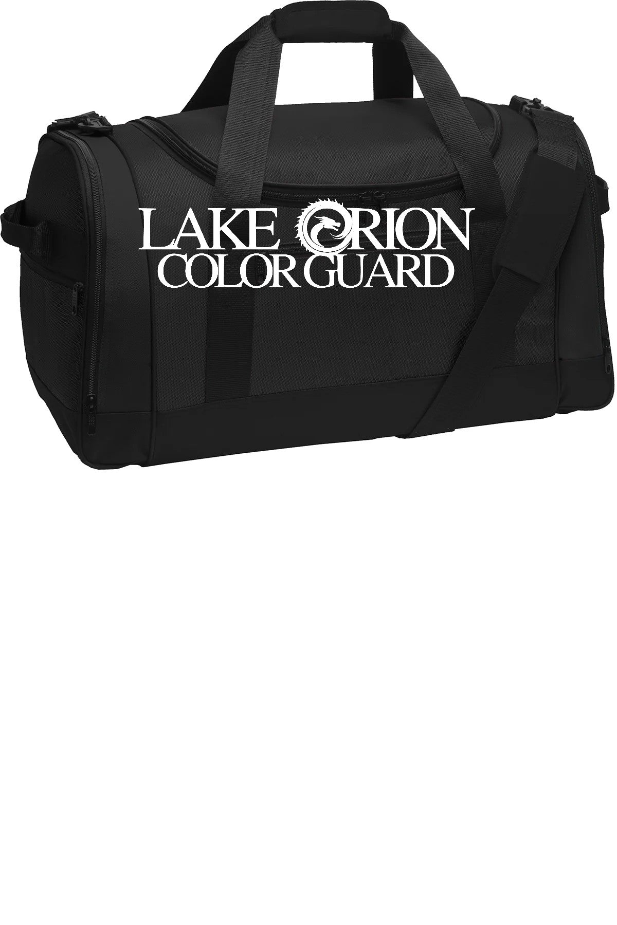 Lake Orion Color Guard Black with white logo