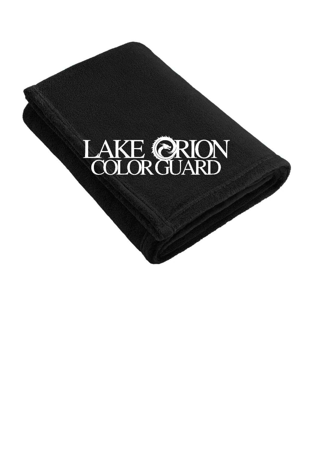 Lake Orion Color Guard Black with white logo