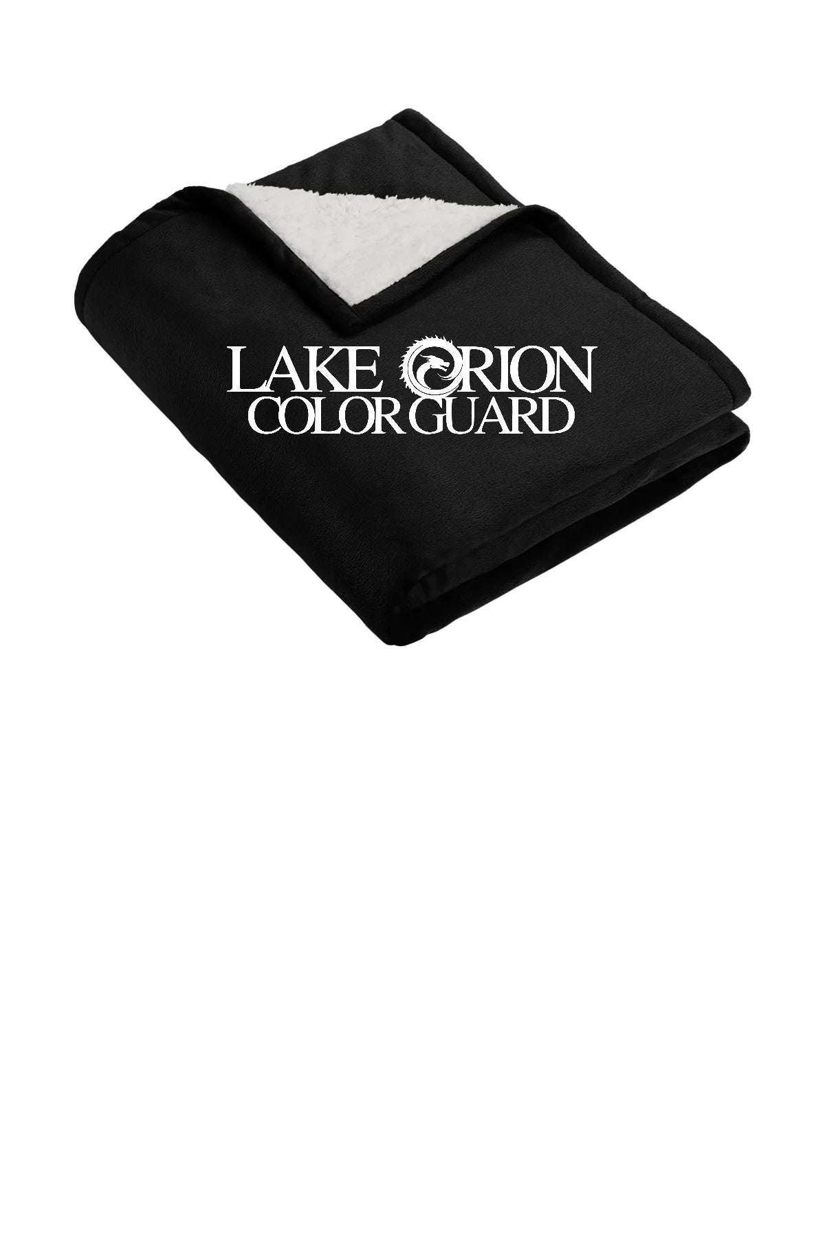 Lake Orion Color Guard Black with white logo