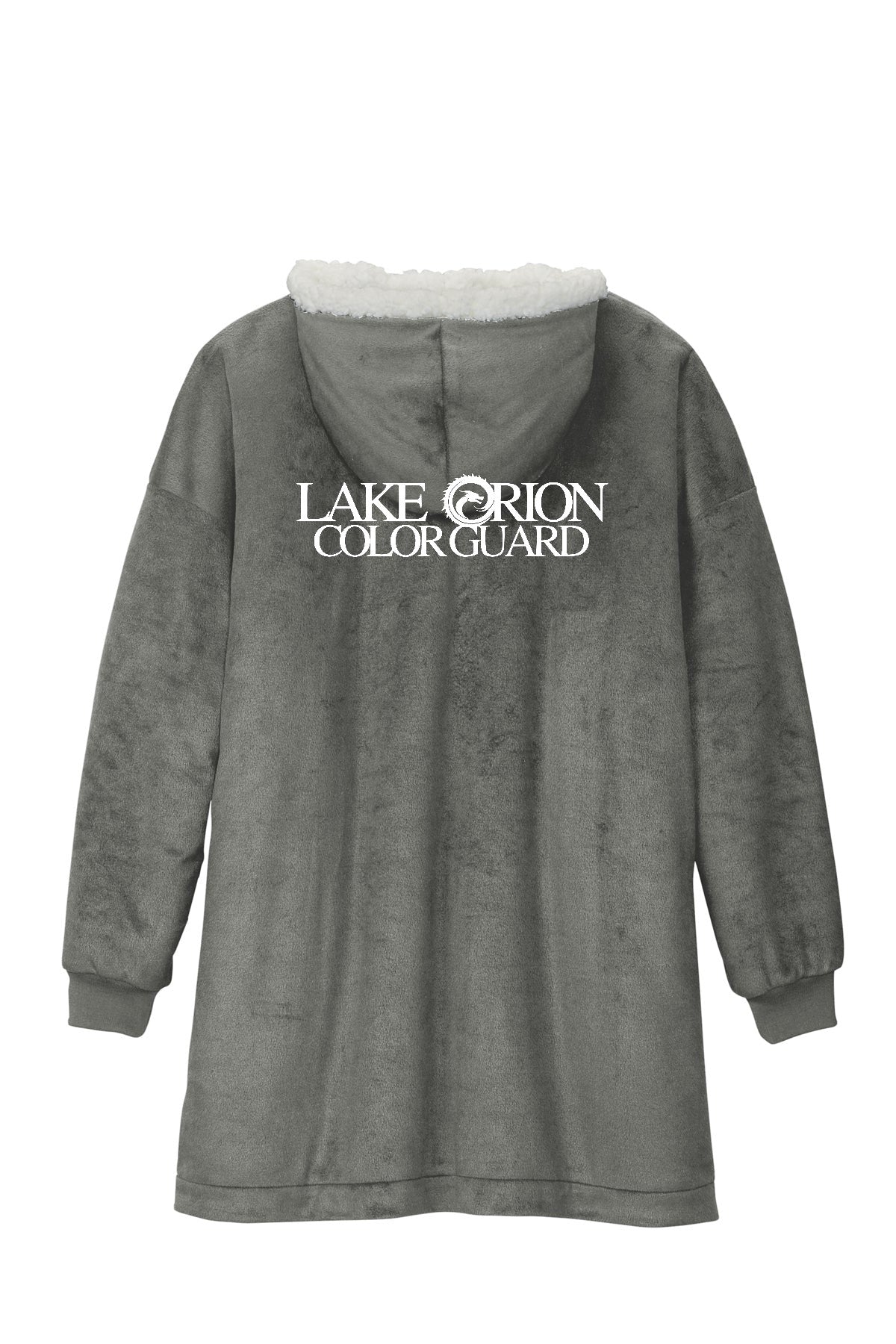 Lake Orion Color Guard Gray with white logo