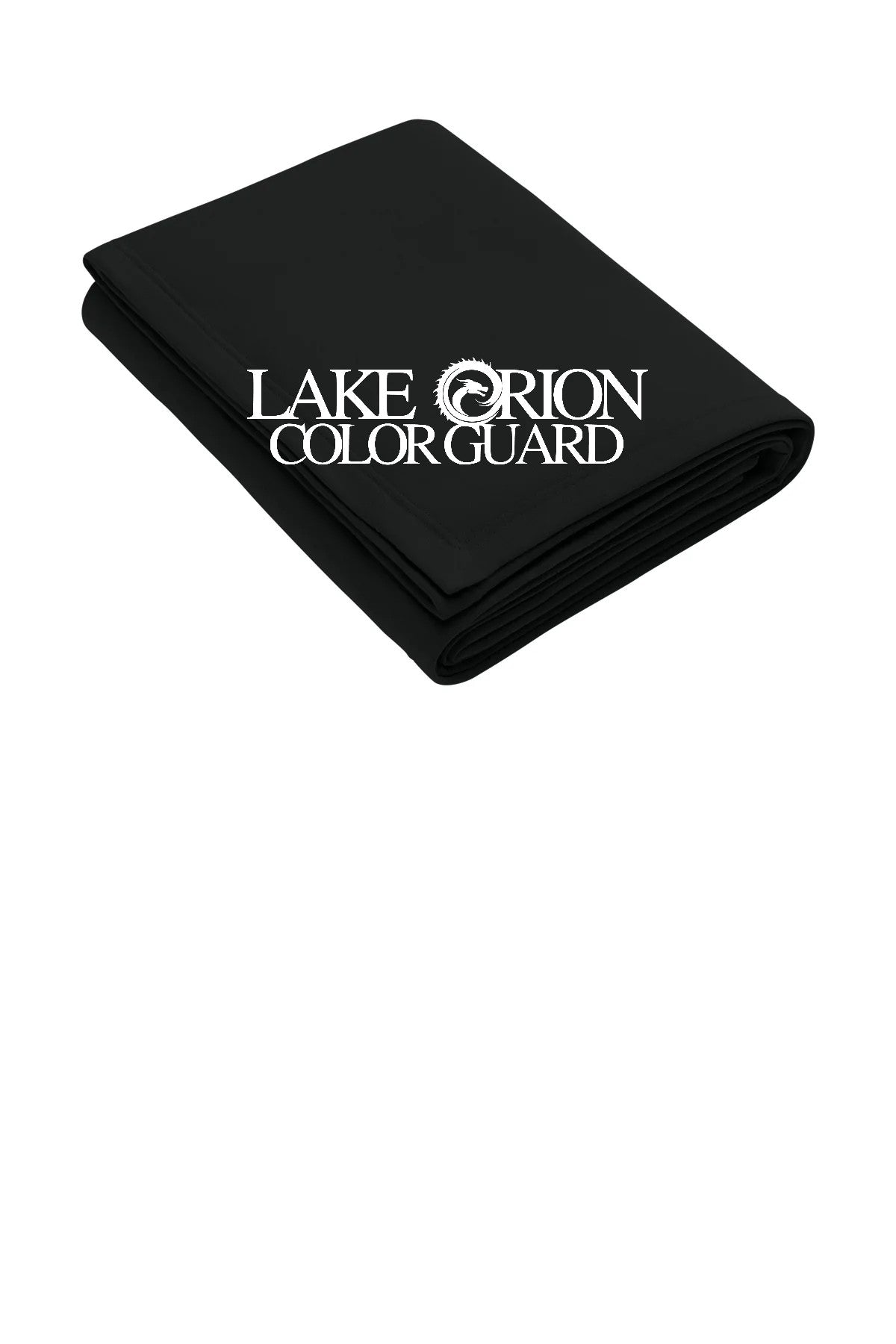 Lake Orion Color Guard Black with white logo