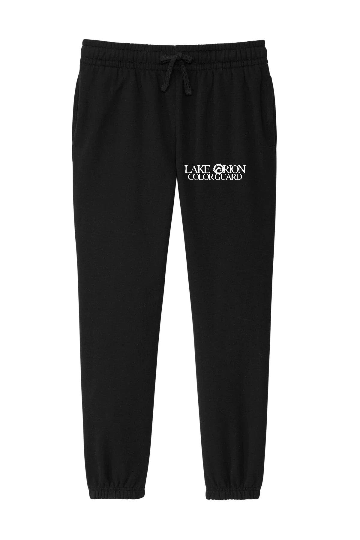 Lake Orion Color Guard Black with white logo