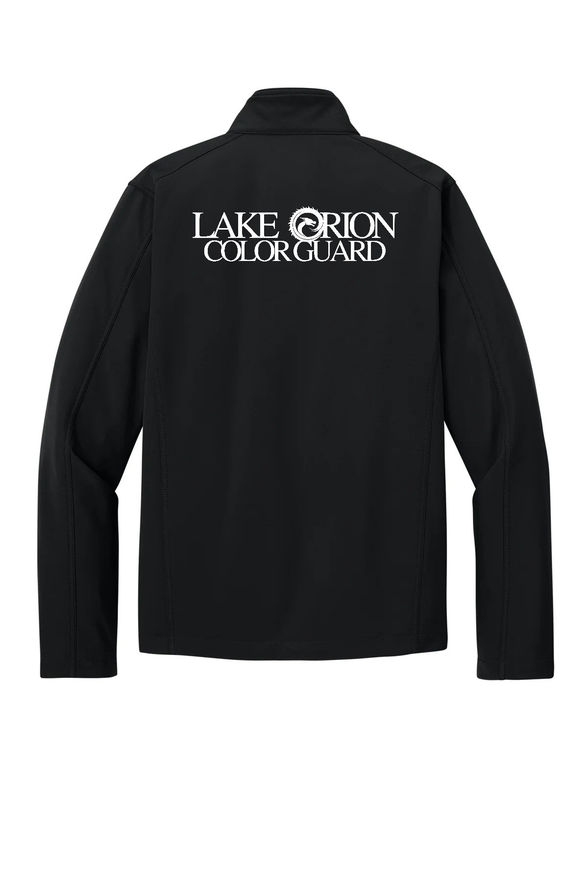 Lake Orion Color Guard with white logo
