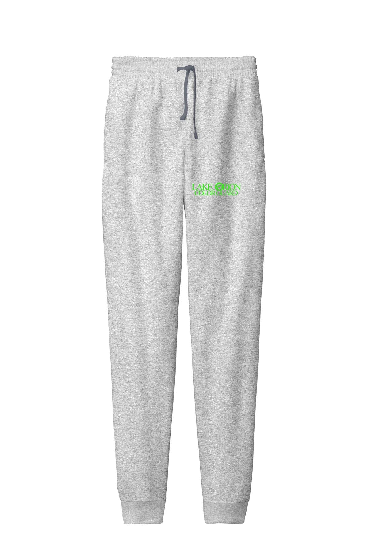 Lake Orion Color Guard Ash with neon green logo